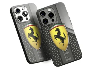 Ferrari Coque Silicone Téléphone Série Pro Haut de Gamme